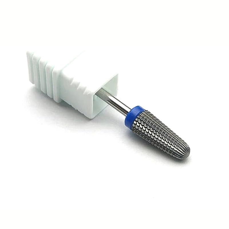 Natury Nails Tungsten Carbide Bit for Nail Lathe 5 in 1 Manicure Pedicure Enamel, Acrylic Nails and Gel Nails Rotary Drill (Medium Grain)