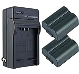 Panasonic CGR-S006A/1B Battery (2-Pack) & Charger Set - Replacement for Panasonic Digital Camera Battery & Charger Kit