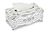 European Acrylic Napkin Dispenser Creative Acrylic Tissue Box (Silver)
