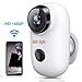 Outdoor Security Camera Wireless Battery Powered - 1080P WiFi Rechargeable Camera - Battery Operated Home Security Camera, Night Vision, PIR Motion Detection, 2-Way Audio, Local & Cloud Storage