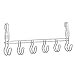 iDesign Tru-Grasp Steel/BPA-Free Plastic Under-Shelf Organizer Hooks - 10.6