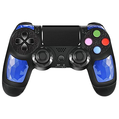 GEOARAL PS4 Controller Wireless, with USB Cable/1000mAh Battery