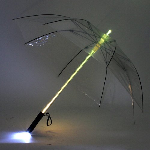 Water & Wood Cool Blade Runner Light LED Flash Umbrella Night Protection Gift
