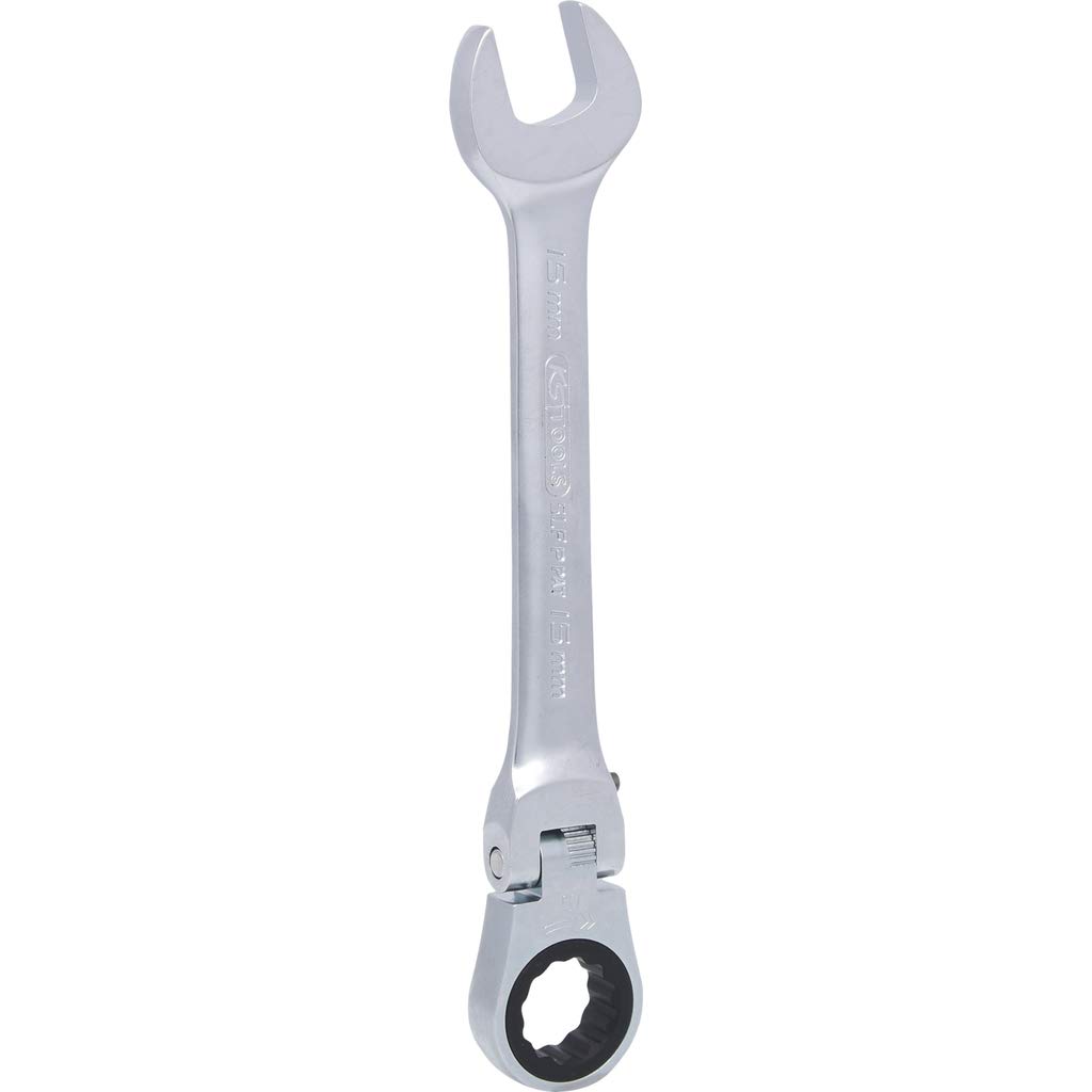 KS Tools 503.4815 15mm GearPlus Flex Head Comb Spanner
