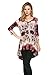 Frumos Womens Tunic Top For Leggings High Low T-Shirts X-Large Burgundy