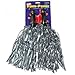 Metallic Foil Pom-Poms - Silver