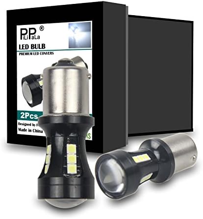 PiLiPaLa 1156 BA15S Car Interior RV Camper light Osram 3030 LED 18 SMD for Rear Turn Signal Lights Back Up Tail Reverse Lamp 12V 1141 1003 7506 G18 67 89 White 12V - 24V (Pack of 2) (1156)