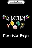 Composition Notebook: Islamorada Florida Keys vacation souvenir starfish seashells Journal/Notebook Blank Lined Ruled 6x9 100 Pages