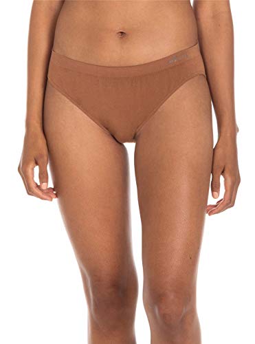 Boody Body EcoWear Womenâ€™s Classic Bikini Seamless Underwear Made from Natural Organic Bamboo Viscose â€“ Soft Breathable Eco Fashion for Sensitive Skin - Nude 4, X-Large