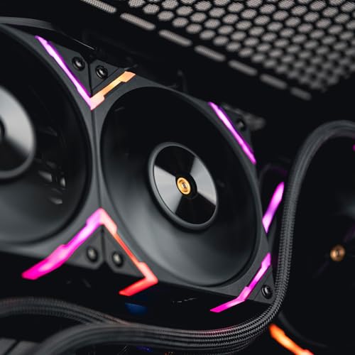 Kit Watercooling Aio Valkyrie Syn Rgb - 360Mm (Noir), Black - View 10