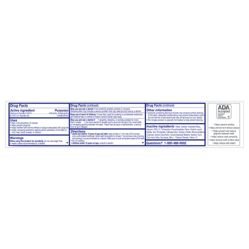 COLGATE TOTAL PLAQUE PRO RELEASE FRESH MINT TOOTHPASTE, 1 PACK, 3.0 OZ TUBE
