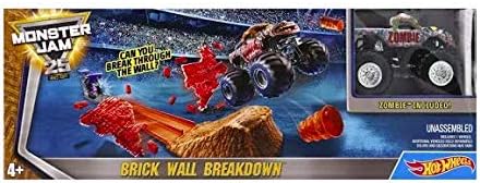 Hot Wheels, Monster Jam - Brick Wall Breakdown (Zombie Included!)