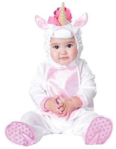 InCharacter Costumes Baby Girls' Magical Unicorn Costume, White/Pink, Small