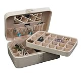 Lila Forty Eight Section Jewelry Box in Ivory