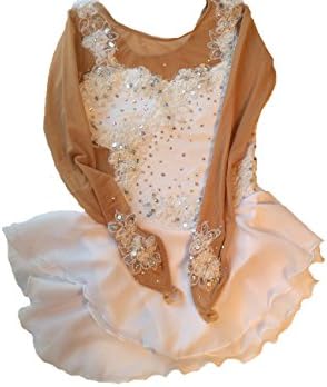 Competitive Gymnastic Dance, "the Dance of Ice/Fire" Leotard, size 10