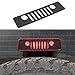 Autou Brake Light Cover Black for 2007-2017 Jeep Wrangler JK JKU Unlimited Accessories