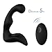 Prostate Massagers Male G Spot Vibrators, Proxoxo Wireless Remote Control Vibrating Anal Sex Toys, 3 in 1 Prostate Stimulator with 9 Modes, Anal Plug for P-Spot Testicles Perineum Stimulation