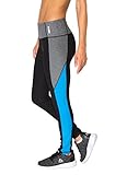 RBX Active Women's Full Length Color Block Mid Rise Lightweight Yoga Leggings