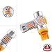 xSpeedLighting 7440 7441 T20 LED Light Bulbs Extremely Bright 2000lm RX-Chips with Projector Lens For Back Up/Reverse Lights Brake/Tail Lights Turn Signal/Parking or Running Lights, Amber Yellow