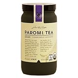 Paromi Tea Chamomile Lavender Caffeine-Free Organic Tea, 15 Tea Bags, Rooibos Chamomile and Lavender Tea in Individual Pyramid Sachets, Great for Nighttime or Relaxation, Delicious Hot or Iced