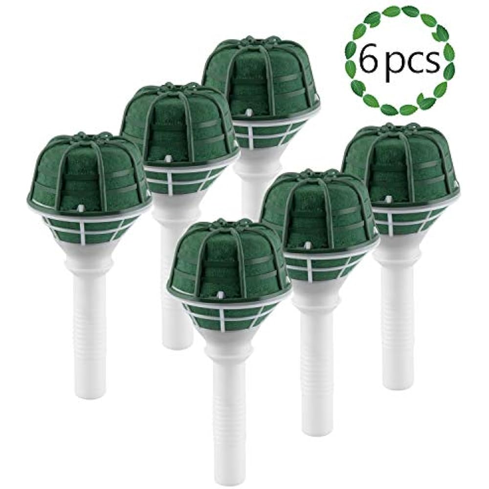 Miracliy 6 PCS Bouquet Holders Floral Foam Handle For Bridal Fresh Flowers Silk eBay
