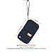 RFID Travel Passport Wallet and Credit Card Holder by FLYNOVA| Small Clutch with Zippered Pockets | Carry Money, Tickets, Documents | Includes Smartphone Pocket (Navy Blue)