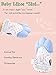 AsaVea Soothing Teething Mitten, Stimulating Teether Toy, Silicone Teether Mitten Glove BPA Free, FDA Approved