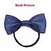 KOONY Baby Girls Bow Hair Tie Elastic Rubber Bands Ponytail Holder Mini Hair Accessories 20pc/set (Navy)