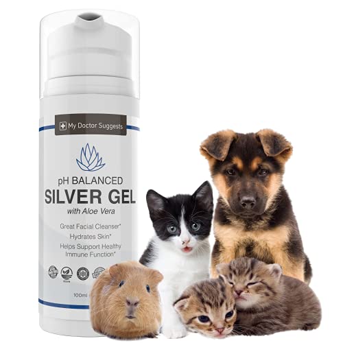 Structured Colloidal Silver Gel with Aloe Vera, for Burns, Wounds