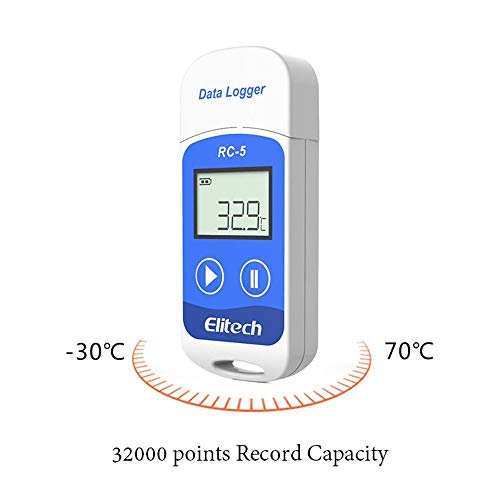 2 Elitech+Temperature+Recorder+Water+Resistant+Thermometer