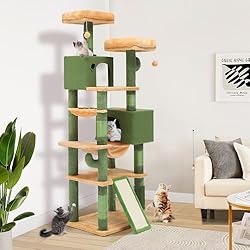 YITAHOME 76in Tall Cactus Cat Tree Tower with