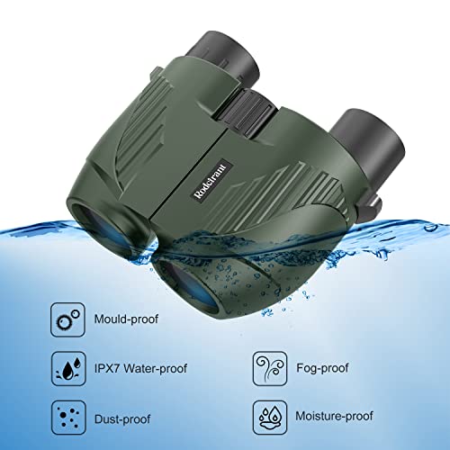 20X25 Compact Binoculars For Adults And Kids,Large Eyepiece Waterproof Binocular，Easy Focus