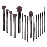 DUcare Makeup Brush Set 15pcs Premium Synthetic Foundation Powder Concealers EyeShadow Blending Kit