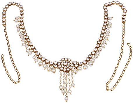 Women's Fashion Jewelry Tone With Pearl Drop Belly Chains Waist Belts Adjustable Gold