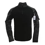 TACVASEN Men's Military Rapid Assault Sleeve Slim Fit Short Long Sleeve Combat T-Shirt