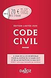 Code civil 2020 annoté. Édition limitée - 119e éd. (Codes Dalloz Universitaires et Professionnels) (French Edition) by