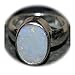 55Carat Natural Opal Silver Ring for Men 4.5 Carat Astrological Oval Cut Size 4,5,6,7,8,9,10,11,12,13