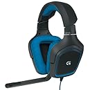 Logitech G430 7.1 DTS Headphone: X and Dolby Surround Sound Gaming Headset for PC, Playstation 4 &ndash; On-Cable Controls &ndash; Sports-Performance Ear Pads &ndash; Rotating Ear Cups &ndash; Light Weight Design