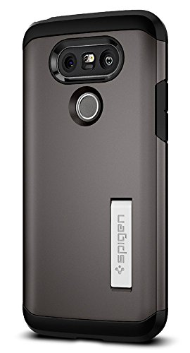 Spigen Tough Armor LG G5 Case with Extreme Heavy Duty Protection and Air Cushion Technology for LG G5 2016 - Gunmetal