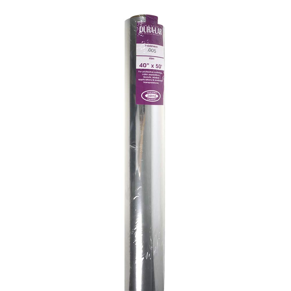 Photo 1 of *USED*
Grafix .005 Clear Duralar - 40 Inch x 50 Foot Roll