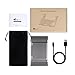 Portable Folding Bluetooth Keyboard EC Technolgy Foldable Wireless Keyboard with Multi Touchpad Holder Touch Keyboard for Android Windows iOS, Aluminum Alloy