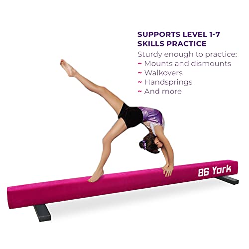 86 York Gymnastics Balance Beam Gymnastic Equipment for Kids Home