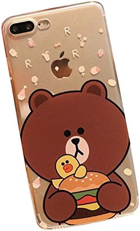 iPhone 8 Plus Case, iPhone 7 Plus Case with Kawaii Cute Cartoon Bear Style and Soft TPU Protection for Apple iPhone iPhone 8 Plus &amp; iPhone 7 Plus
