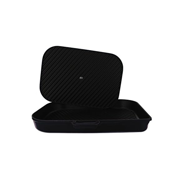 Chasseur 10inch Black French Enameled Cast Iron Panini Press Cast