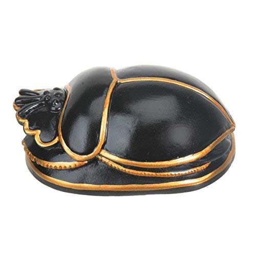 Summit By White Mountain Egyptian Black Scarab Collectible Figurine