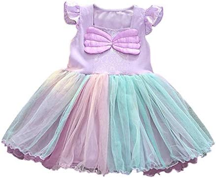 Amazon アリエル Ariel マーメイド ワンピース 普段着 人魚姫 計3種類 ドレス ディズニー プリンセスドレス 子供服 コスチューム 変装 キッズドレス コットン コスプレ 90 アリエル2 キッズコスチューム おもちゃ