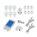 PRETTY SEE FDA Approved Electric Massager Rechargeable 12 Tension Unit Pads 16 Modes Pain Relief Stimulation Device, Silver