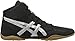 ASICS Men's Matflex 5 Wrestling Shoe, Black/Silver, 7.5 M US
