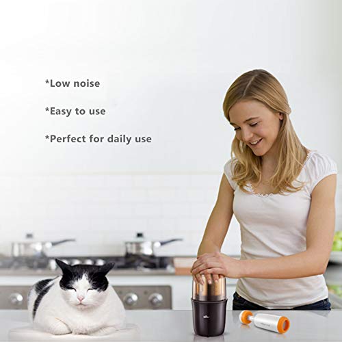 Bear Kaffeemühle, 200W Edelstahl Elektrische Kaffeemühle, Kapazität 75g, eräuscharm Getreidemühle Kaffeemühle, Grinder… – Bild 7