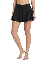 Bañador de dama con falda de talle alto